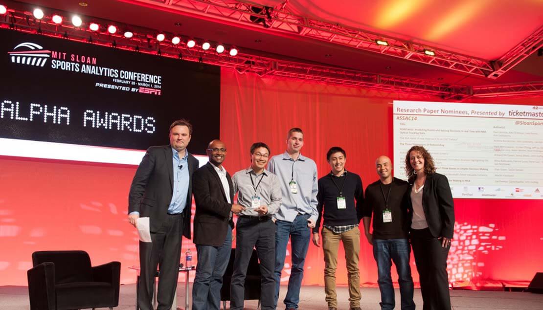 Second Spectrum Second Spectrum Wins Alpha Award at MIT Sports